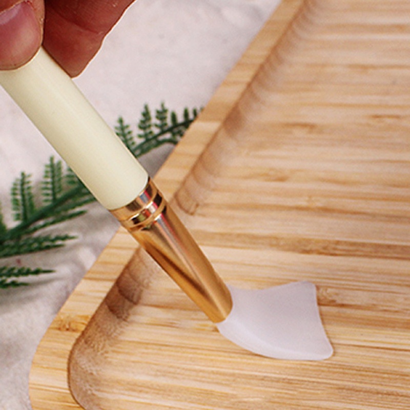 Bộ Dụng Cụ Trộn Đắp Mặt Nạ DIY 4 Món Bằng Silicone Tiện Dụng