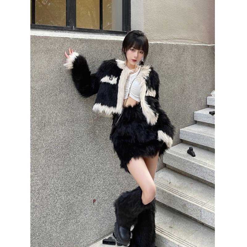 Áo Khoác Tay Dài Dáng Ôm Thời Trang Thu Đông Dành Cho Nữ