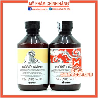 BỘ ĐÔI DẦU GỘI DAVINES CHỐNG GÀU CHỐNG RỤNG TÓC 250ML - CHÍNH HÃNG