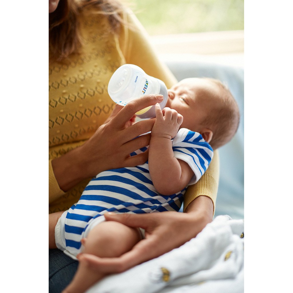 Bình Sữa Philips Avent Natural Cổ Rộng Núm Ty Siêu Mềm Dung Tích 125ml & 270ml