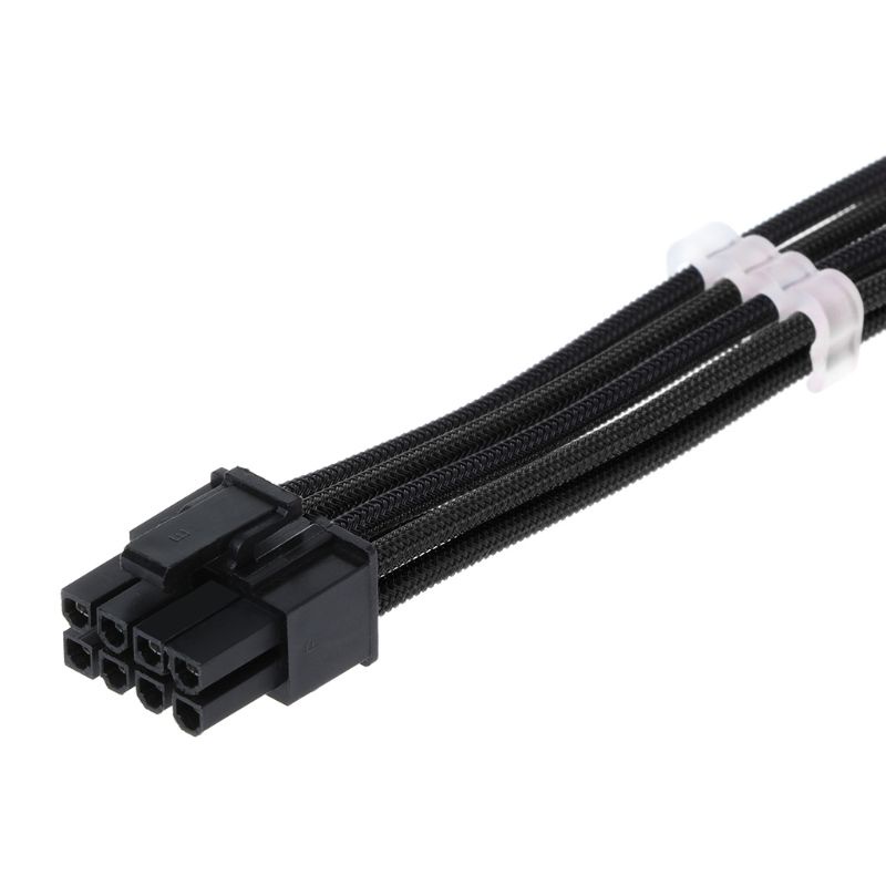 Dây Cáp Nối Dài Chuyển Đổi Nguồn Điện Màu Đen 30 / 40cm Gpu Pci-E 8 Pin (6 + 2) Male Sang Female