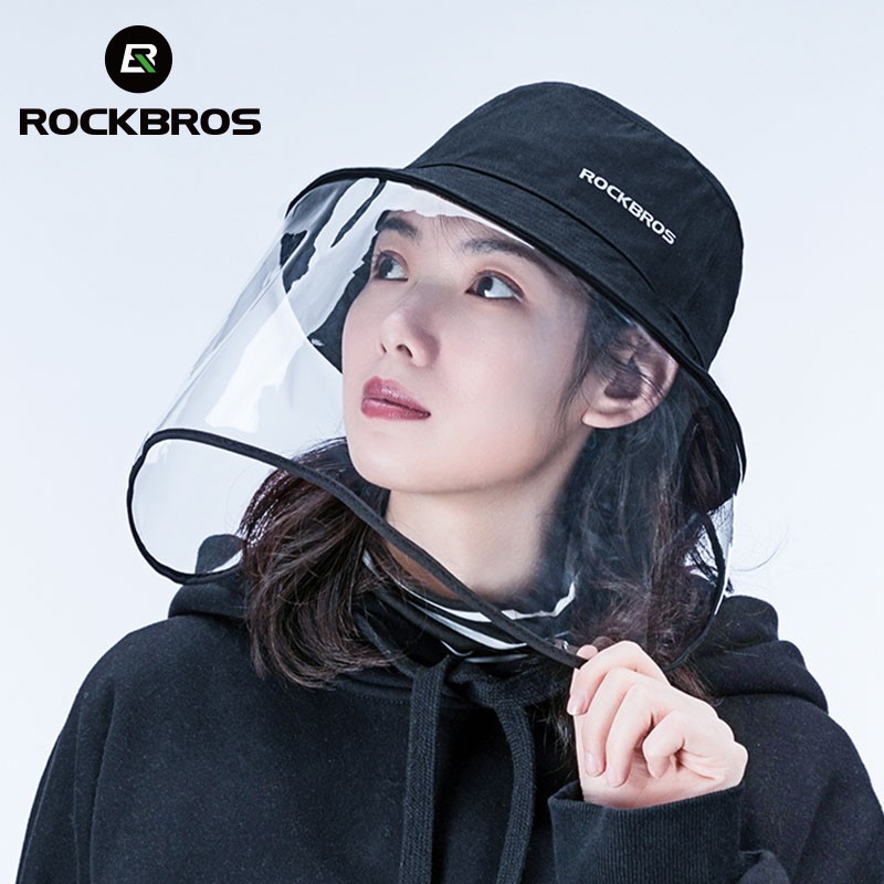 ROCKBROS Nón Tai Bèo Chống Nắng Chống Giọt Bắn Màu Đen