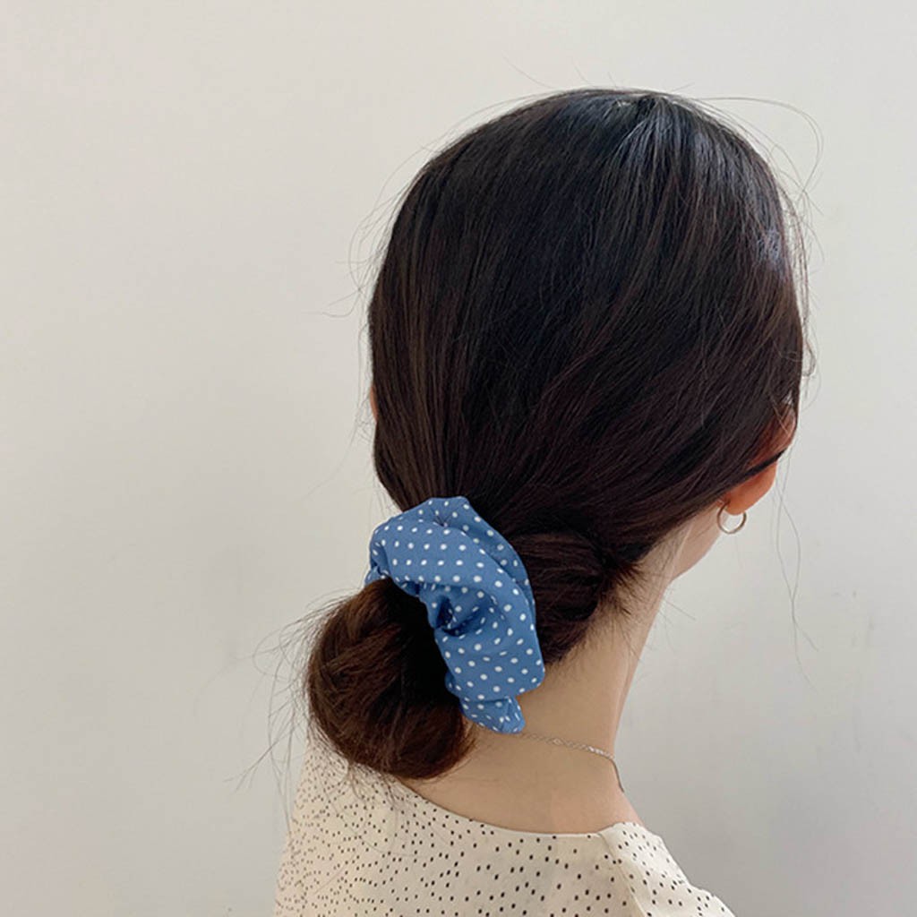 Dây Buộc Tóc Scrunchies Hàn Quốc Nhẹ Nhàng Sang Trong Buta Sr04