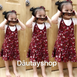 Sét áo + Đầm 2 dây bé gái
