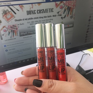 Son kem lì Stay For Me Matte Glam Lip Lacquer