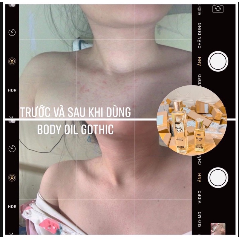 QUẬN 3 [NOWSHIP] DẦU DƯỠNG DA BODY OIL GOTHIC (Giúp da trắng sáng mịn màng ) | BigBuy360 - bigbuy360.vn