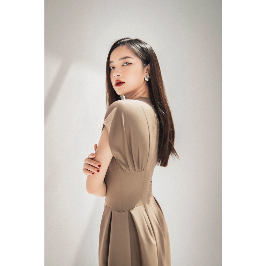 Váy nữ liền thân SOPHIE dáng chữ A chất liệu Kate Hàn MAIIMER V023AVS