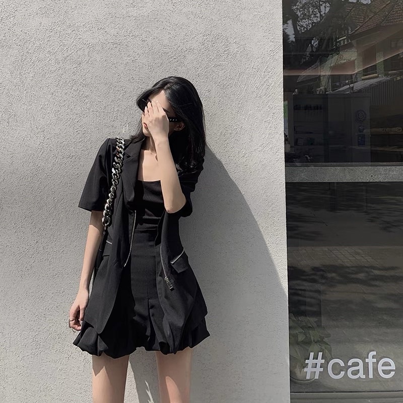 SET Áo Blazer Chân Váy Thời Trang Công Sở Cá Tính Nart Closet 2022