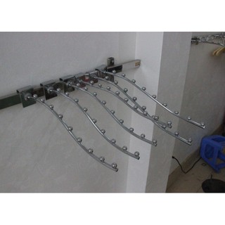 Combo 5 tay bi 5,7,9 bi dạng móc. Chất liệu inox, dùng cho shop thời trang