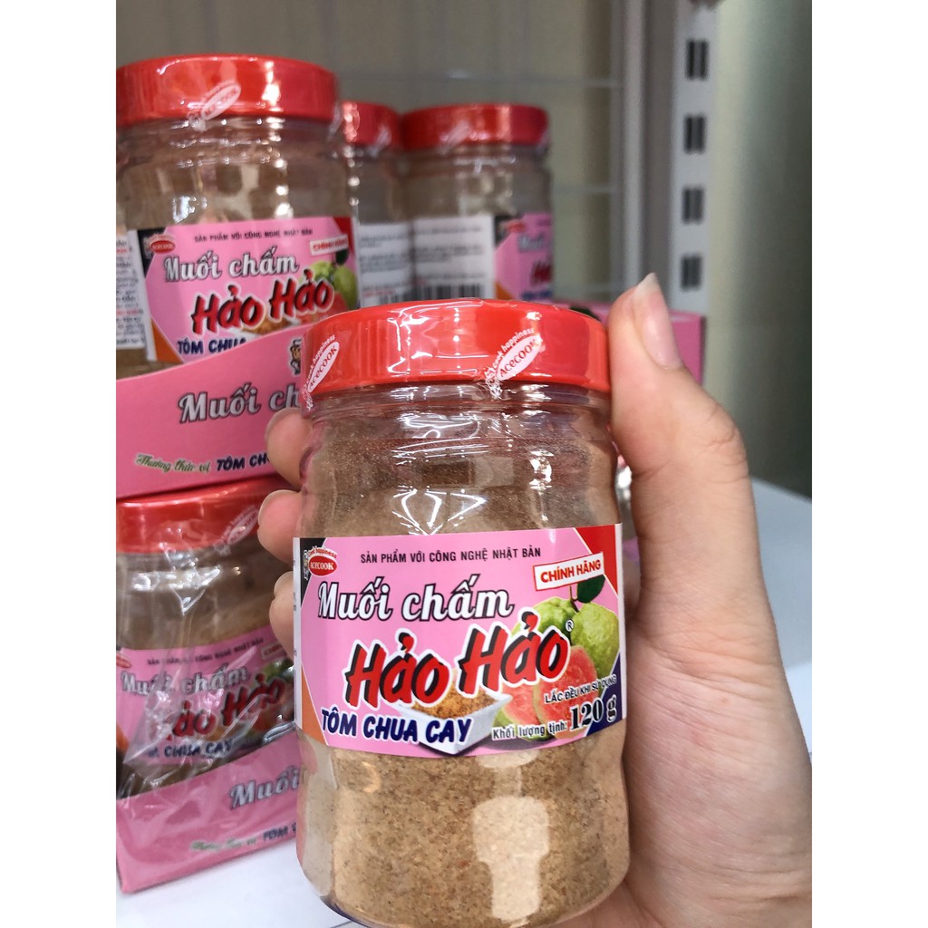 Muối chấm Hảo Hảo Chua Cay - Hũ 120g Chính Hãng Acecook