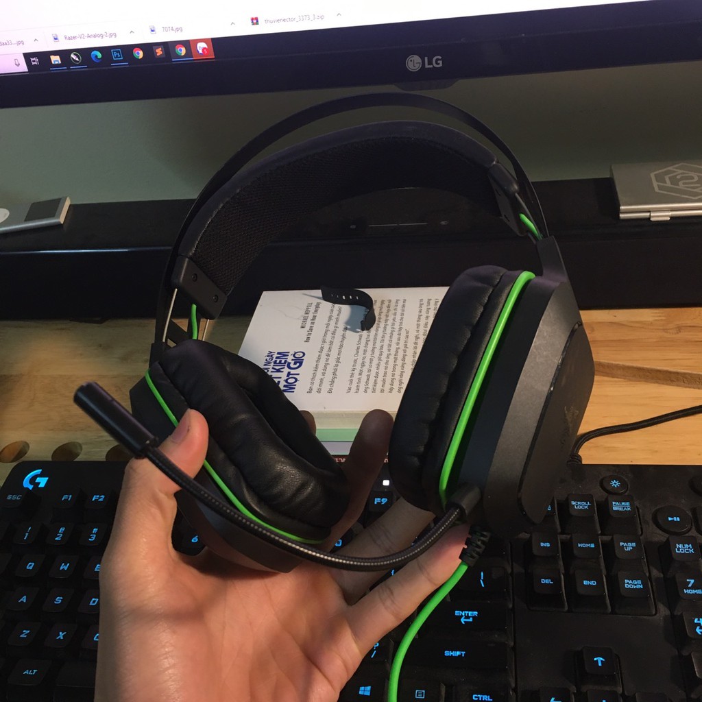 CHÍNH HÃNG - RAZER Electra giá cực rẻ ăn đưt các loại như tai nghe dareu và các loại giá rẻ khác