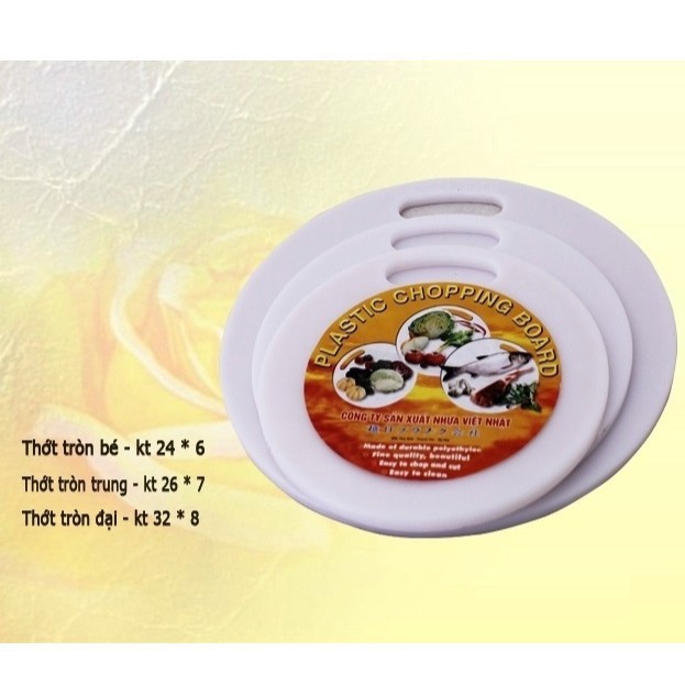 Thớt nhựa tròn Việt Nhật