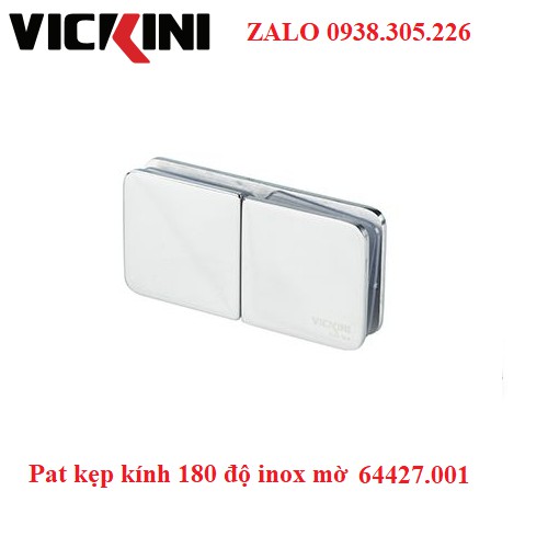 Pat kẹp kính 180 độ inox mờ vickini 64427.001 | BigBuy360 - bigbuy360.vn