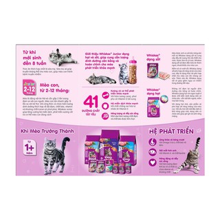 Thức ăn cho mèo Whiskas vị cá biển 3kg