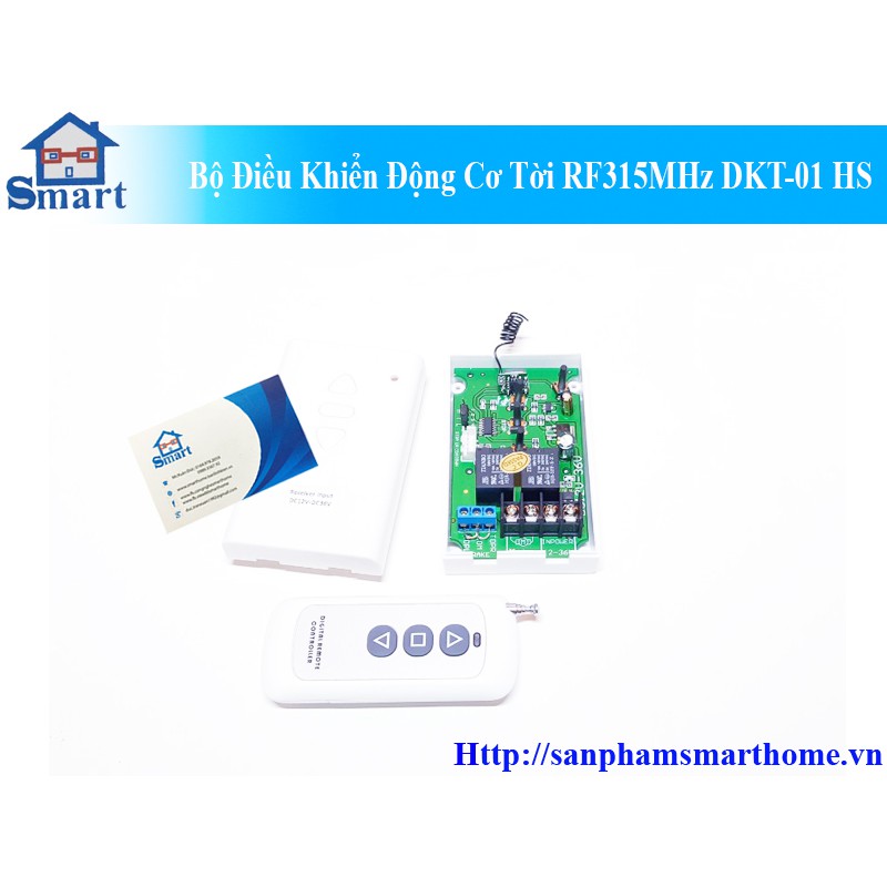 BỘ ĐIỀU KHIỂN ĐỘNG CƠ TỜI RF315MHZ DKT-01