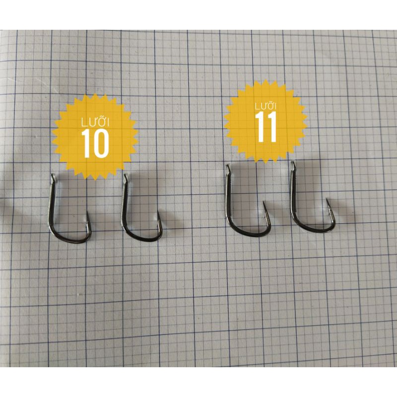 Lưỡi Câu Đài Săn Hàng Có Ngạnh, Siêu Nhẹ Siêu