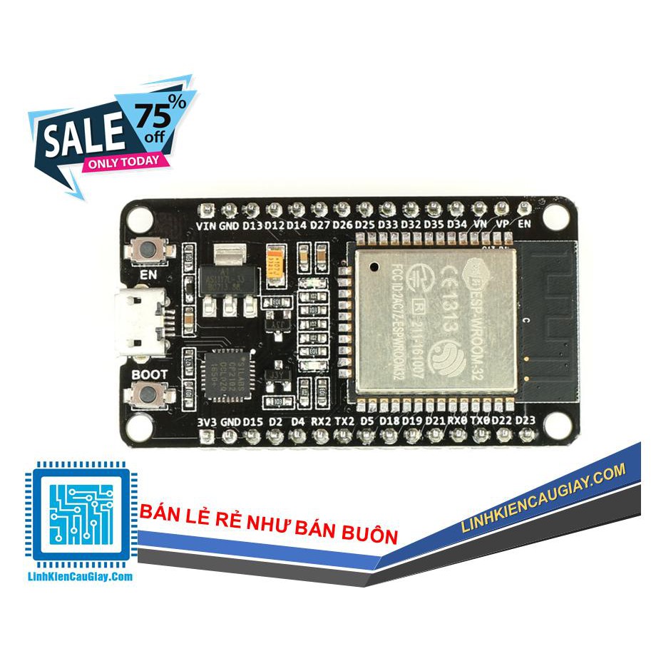 KIT WIFI NodeMCU ESP32S