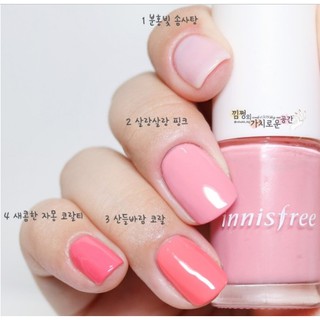 [Mẫu Mới 2023] Sơn Móng Tay Innisfree Real Color Nail