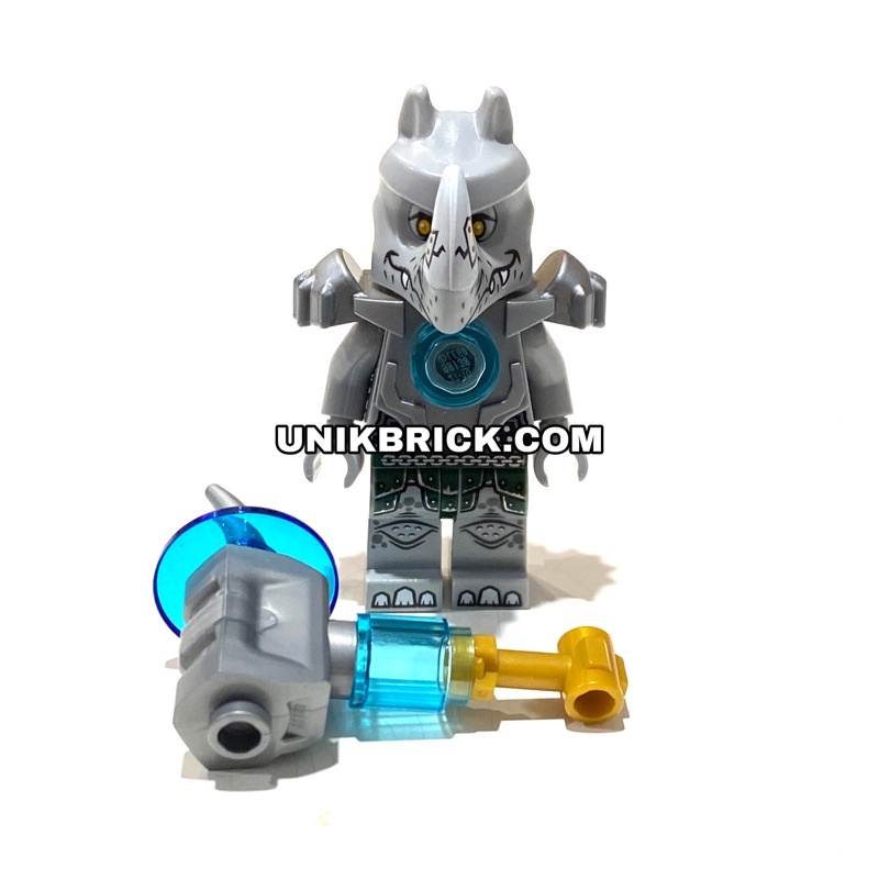 Lego UNIK BRICK  Chima Rogon nhân vật Tê Giác Rogon trong Huyền thoại Chima chính hãng (như hình).