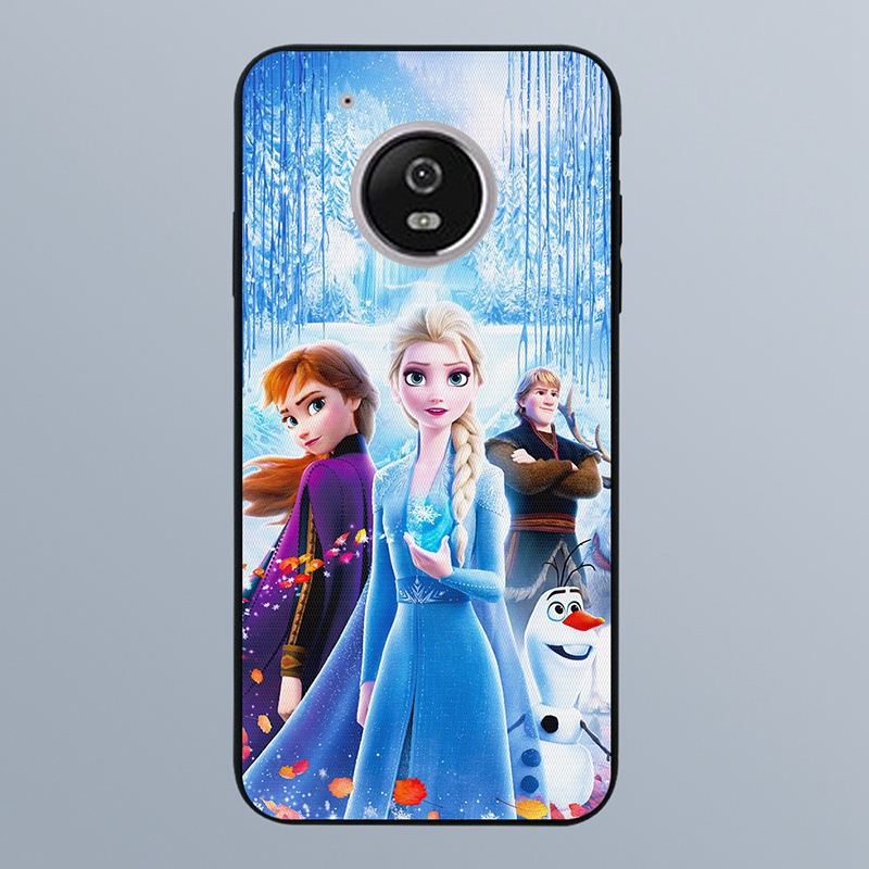 Ốp Lưng Silicon Thiết Kế Hình Công Chúa Băng Giá 3 Dễ Thương Cá Tính Dành Cho Motorola Moto C E4 G5 G5s X4 Plus Frozen 3