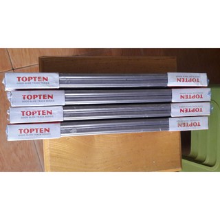 Ray trượt ngăn kéo Inox 304 (không gỉ) 3 lớp TOPTEN bản rộng 45mm