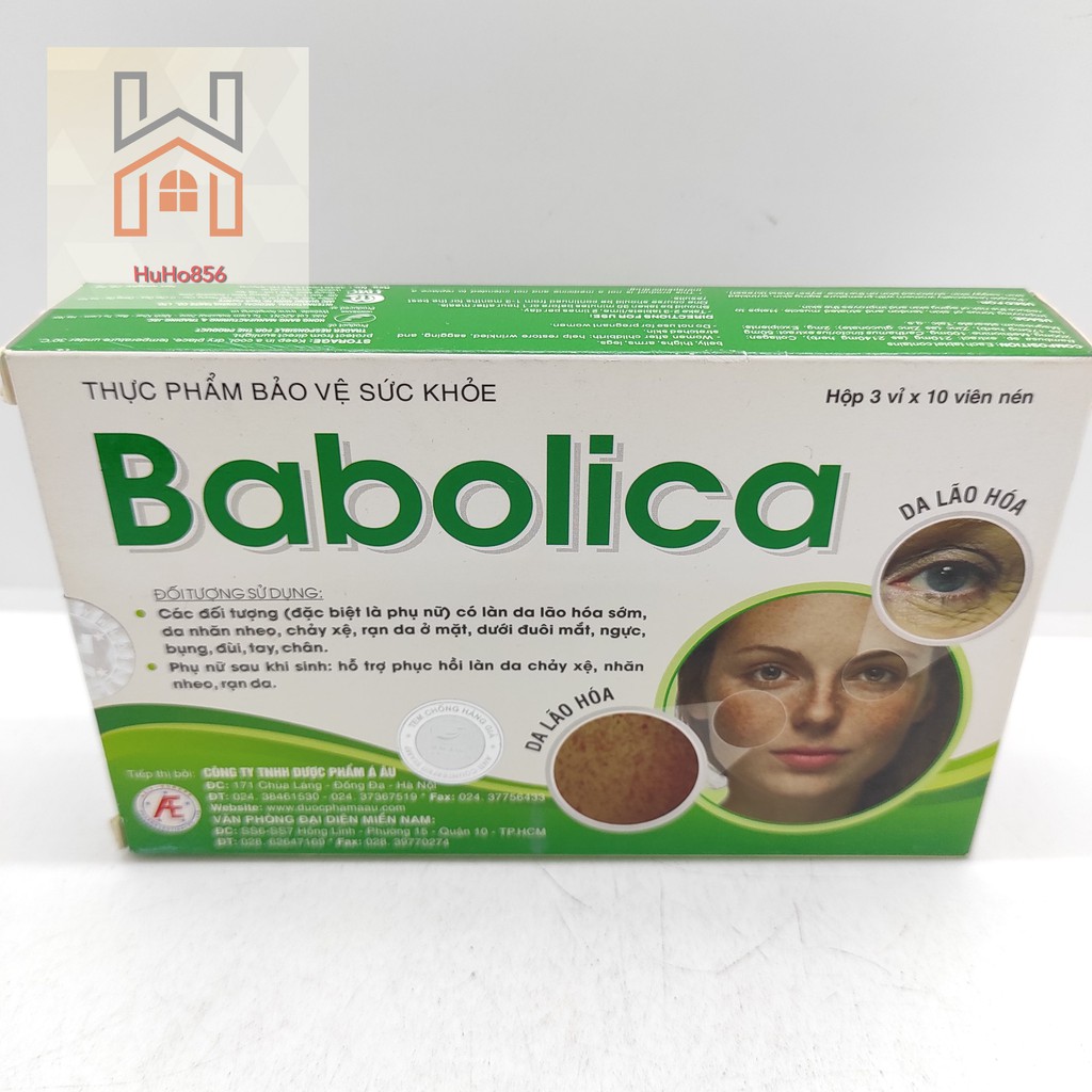 Babolica - Chống Rạn Da, Chảy Sệ Và Lão Hóa Sau Sinh Hộp 30 viên