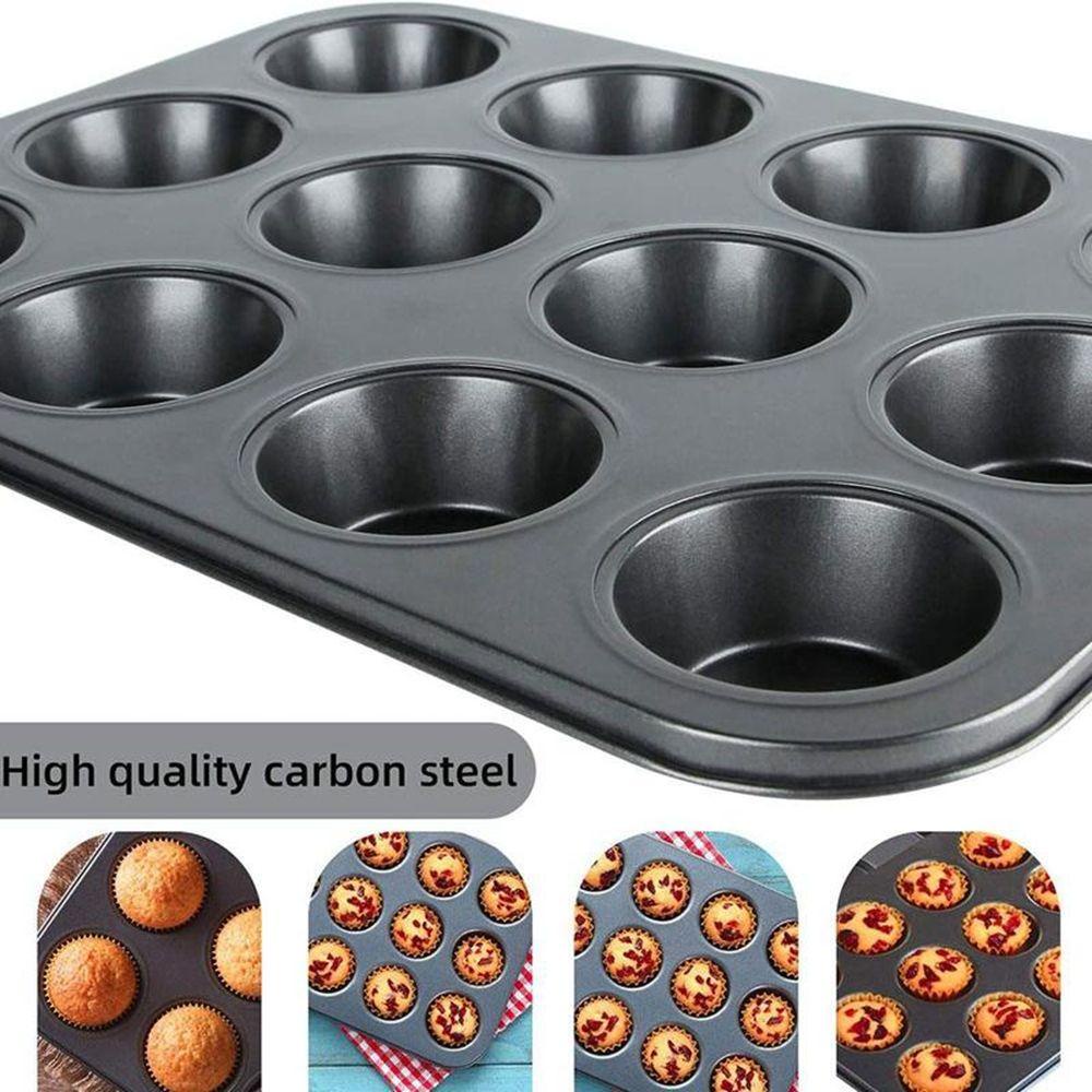 Khay Tròn 6 / 12 Lỗ Nướng Bánh DIY