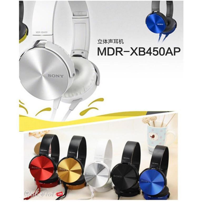 Tai Nghe Sony Extra Bass MDR- XB450AP Bass Sâu Và Chắc (RẺ VÔ ĐỊCH)