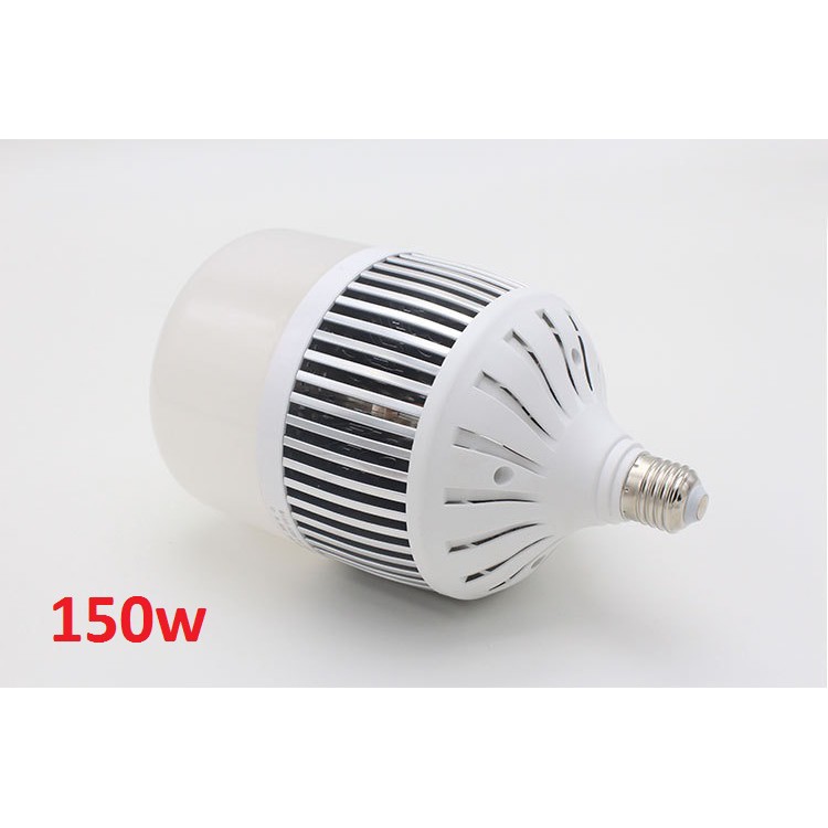 Bóng Đèn Led Bulb Công Suất 50w, 80w, 100w, 150w, đui E27, tản nhiệt nhôm, ánh sáng trắng, dùng cho chụp ảnh, livestream