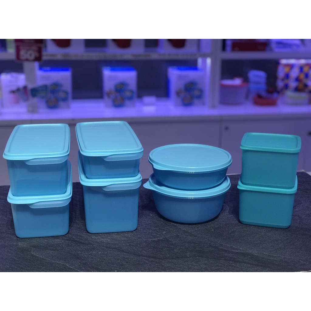 Bộ ngăn mát 8 Hộp đủ size Tupperware