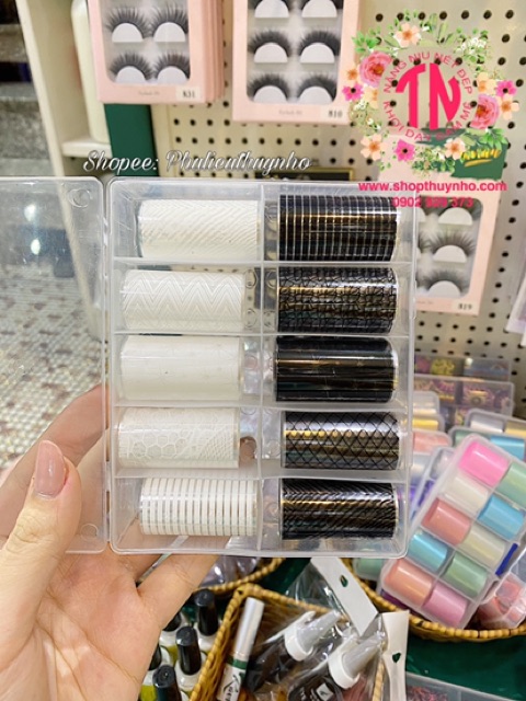 Set Foil 10 Tấm Trang Trí Móng