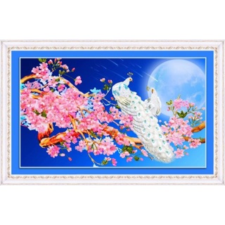 Tranh thêu ruy băng 110x70cm