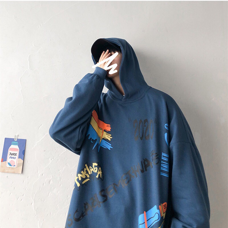 [Mã SKAMA06 giảm 8% tối đa 50K đơn 250K] Áo hoodie unisex form rộng Nỉ Ngoại 2020 Swag nam nữ ullzang WIND