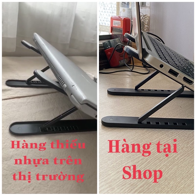 [ Hàng chuẩn ] Giá Đỡ Laptop, Giá Đỡ Ipad Chống Trượt 6 Nấc Chỉnh Độ Cao Gập Gọn Dễ Dàng