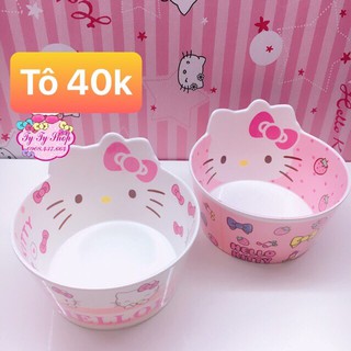 CHÉN TÔ MÈO KITTY XINH XẮN NHIỀU MẪU - KHAHANHCM