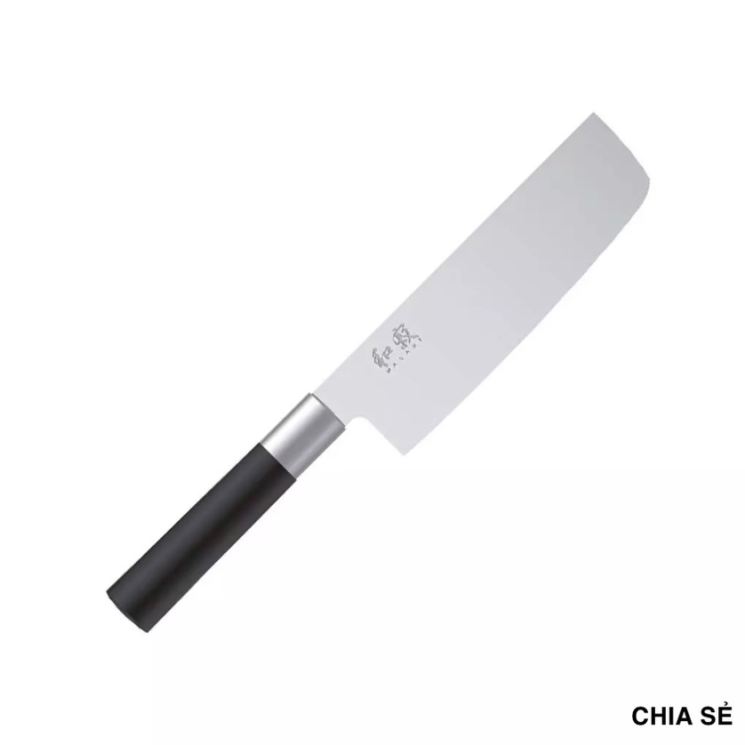 Dao bếp Nhật cao cấp KAI Wasabi Black dao thái của 16.5cm