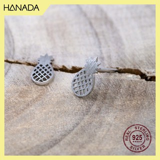 Bông Tai Bạc 925 Hanada Trái Thơm