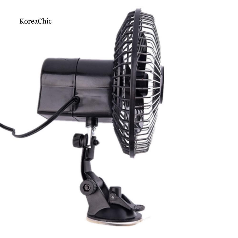 Quạt điện mini 6 inch công suất 12V để trong xe ô tô | BigBuy360 - bigbuy360.vn