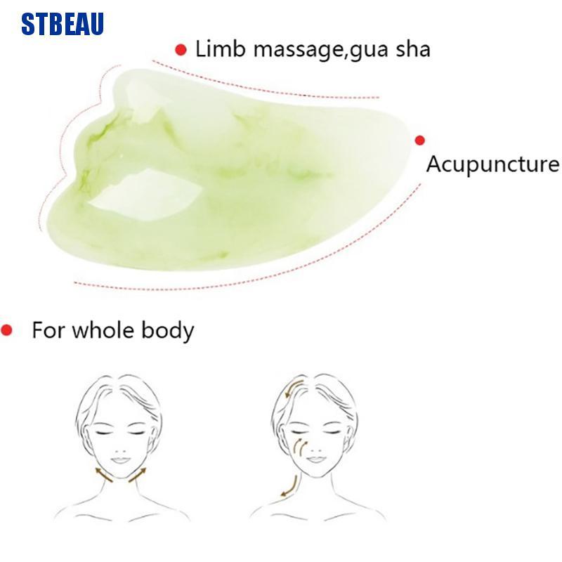 1 Dụng Cụ Cạo Mát Xa Mặt Và Cơ Thể Bằng Resin Tự Nhiên An Toàn Cho Sức Khỏe