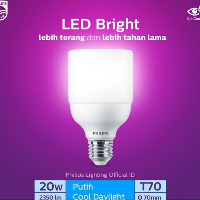 Bóng Đèn Led Philips 20w 6500k E27 20w Chất Lượng Cao