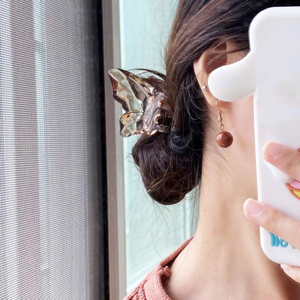 Kẹp Tóc Hình Bướm Phong Cách Vintage Hàn Quốc Cho Nữ