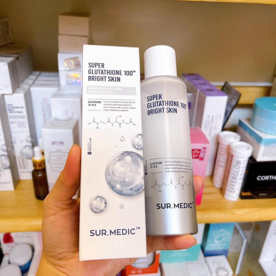 Toner Dưỡng Trắng Da Sur Medic Super Glutathione 100 Bright SKin - Nước Hoa Hồng Sur.Medic Hàn Quốc - mrtrieu1102