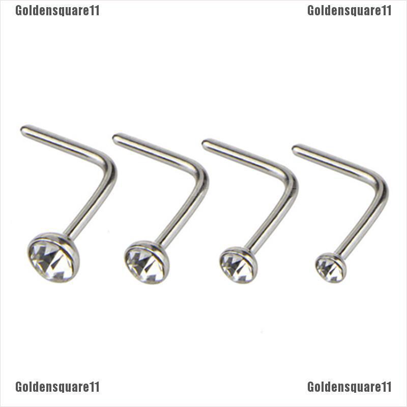 Set 14 khuyên mũi bằng thép không gỉ cá tính đẹp mắt