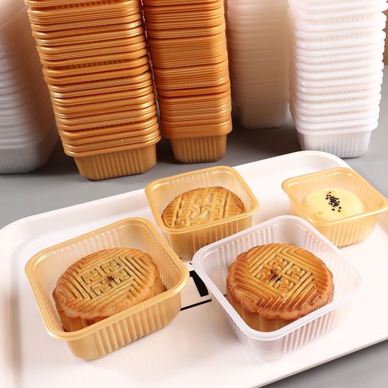 Set 100 khay đựng bánh trung thu 75g-80g