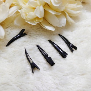 Kẹp tóc mỏ vịt đen cỡ nhỏ 35mm làm phụ kiện handmade DIY