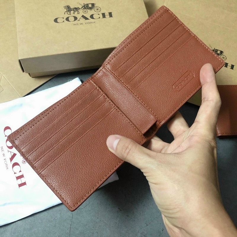 Ví ngắn Coach for men chuẩn xuất