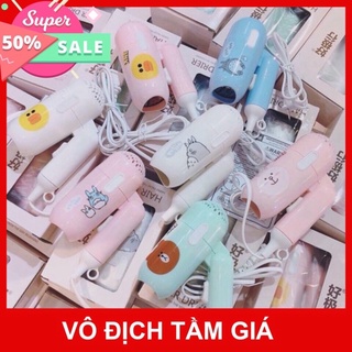 ❣️Máy Sấy Tóc Mini Icon Siêu Kute ❣️2 Chế Độ Gấp Gọn❣️ [Miễn Phí Vận Chuyển khi đơn đạt giá trị tối thiểu 200k]