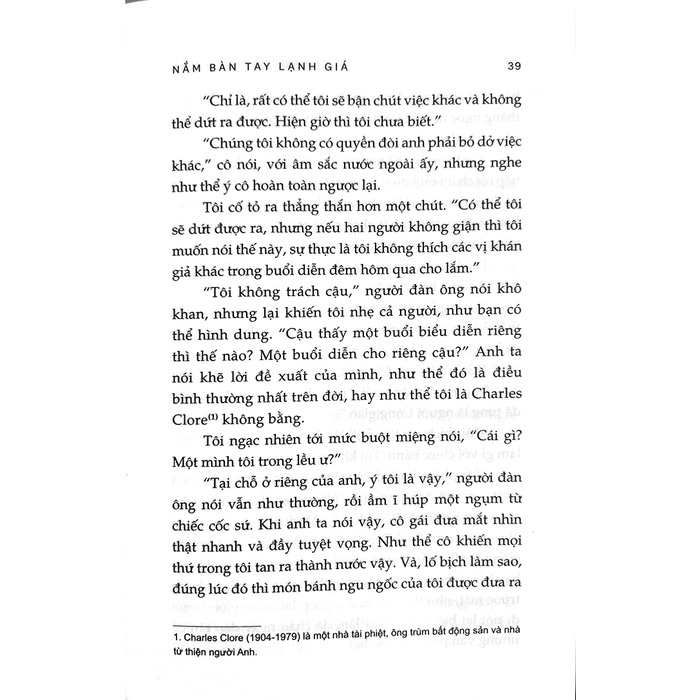 Tiểu thuyết - Nắm Bàn Tay Lạnh Giá - Tác giả Robert Aickman