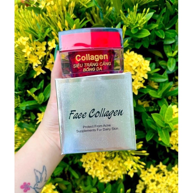 Face Collagen Trắng Da Mờ Nám Sạch Mụn