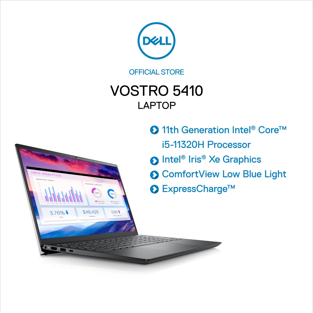 Laptop Dell Vostro 5410 i5-11320H, 8GB, 512GB, 14” FHD, W11SL+Office2021 (V4I5214W1)